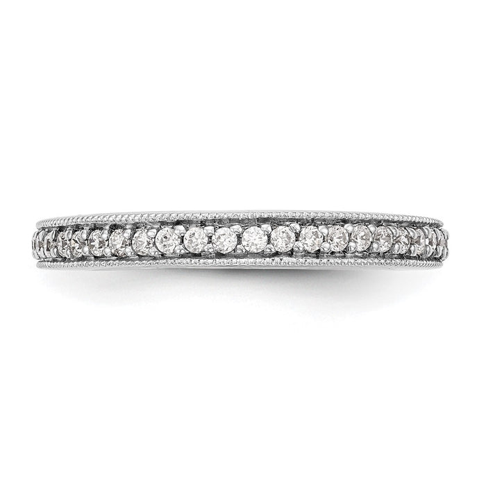 Buy Exclusive 14K White Gold Eternity Wedding Band - 1/6 Carat Diamond Value-5