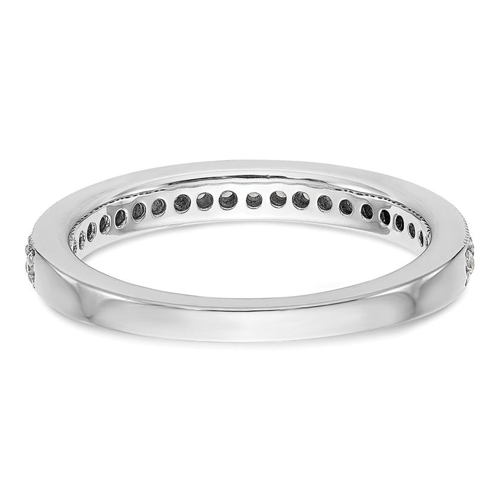 Buy Exclusive 14K White Gold Eternity Wedding Band - 1/6 Carat Diamond Value-7