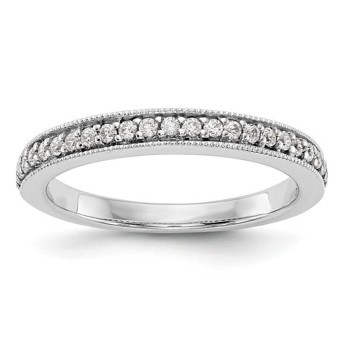 Buy Exclusive 14K White Gold Wedding Band Set with 1/4 Carat Diamond - Stylish Value-1