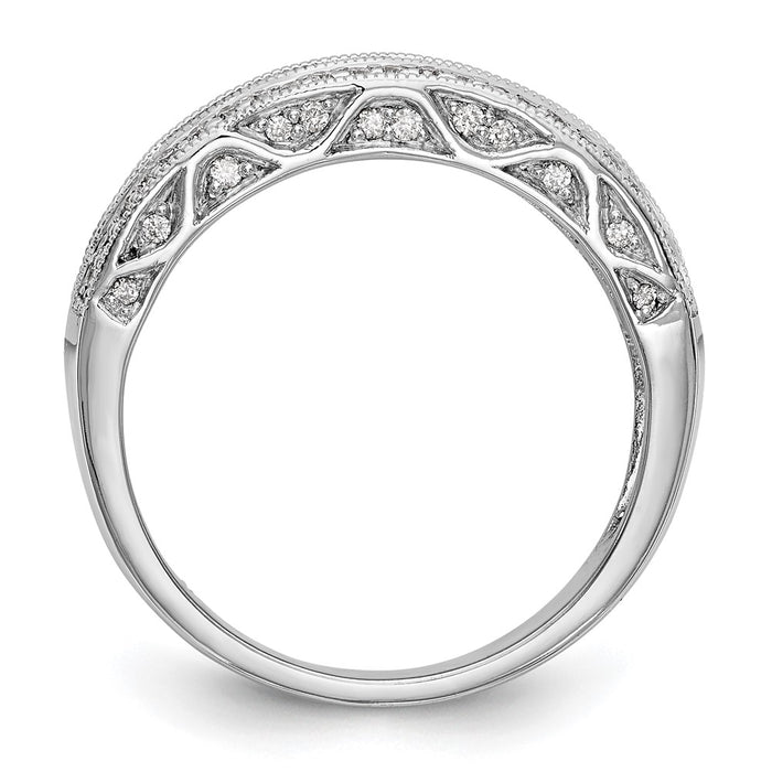 Exclusive 14K White Gold Eternity Band - 3/4 Carat Diamonds, Stylish Design-2