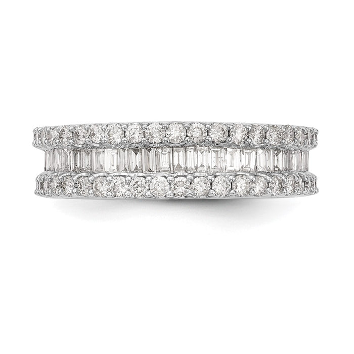 Exclusive 14K White Gold 1.5 Carat Diamond Eternity Band - Stylish Value-4