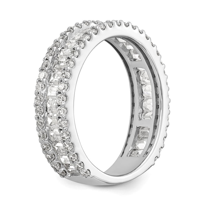 Exclusive 14K White Gold 1.5 Carat Diamond Eternity Band - Stylish Value-6