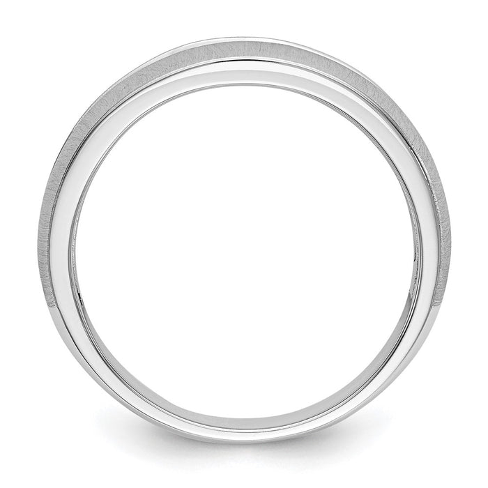 Buy Stylish Men's Channel Band in 14K White Gold & 1/3 Carat Diamonds-2