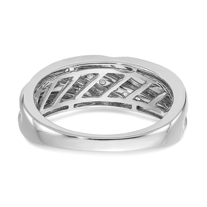 Buy Exclusive 14K Two-Tone Men's Ring with 1/4 Carat Diamonds - Stylish Design-5