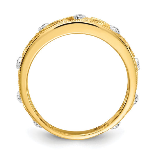 Exclusive 14K Gold Floral Vine Diamond Ring - Stylish Luxury at Great Value