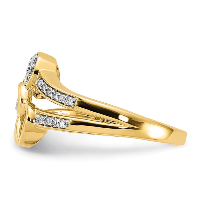 Buy Exclusive 10K Gold Diamond Heart Ring - Stylish Design, Affordable Luxury-3