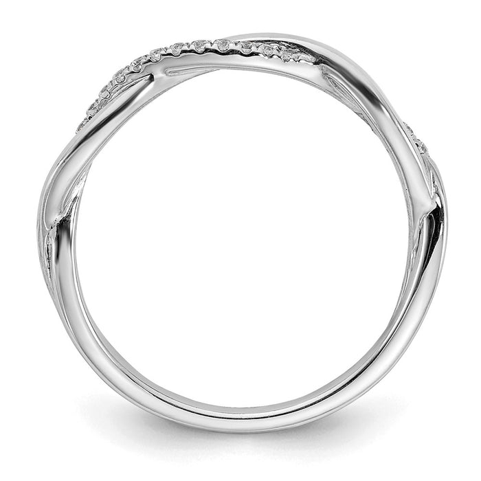 High-Quality 14K White Gold Diamond Eternity Ring - Stylish Luxury Value-2