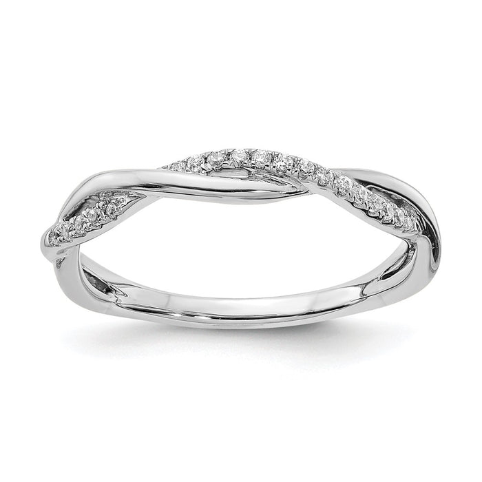 High-Quality 14K White Gold Diamond Eternity Ring - Stylish Luxury Value-1