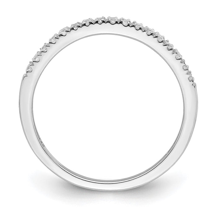 Buy Exclusive 14K White Gold Wedding Band Set with 1/6 Carat Diamonds-2
