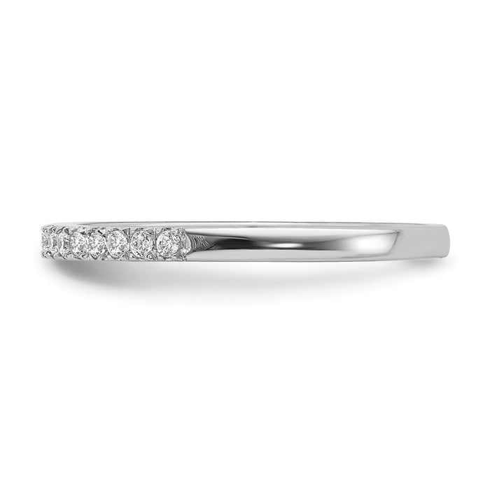 Buy Exclusive 14K White Gold Wedding Band Set with 1/6 Carat Diamonds-3