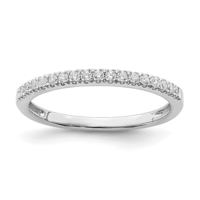 Buy Exclusive 14K White Gold Wedding Band Set with 1/6 Carat Diamonds-1