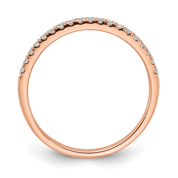 Buy Exclusive 14K Rose Gold Wedding Band Set | 1/6 Carat Diamond, Stylish Value-2