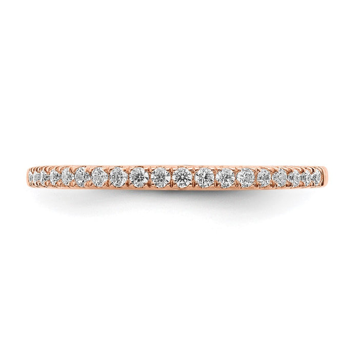 Buy Exclusive 14K Rose Gold Wedding Band Set | 1/6 Carat Diamond, Stylish Value-3