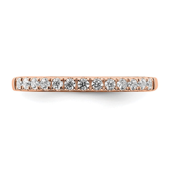 Buy Exclusive 14K Rose Gold Diamond Wedding Band - 1/4 Carat, Stylish Value!-4