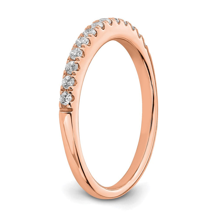 Buy Exclusive 14K Rose Gold Diamond Wedding Band - 1/4 Carat, Stylish Value!-6