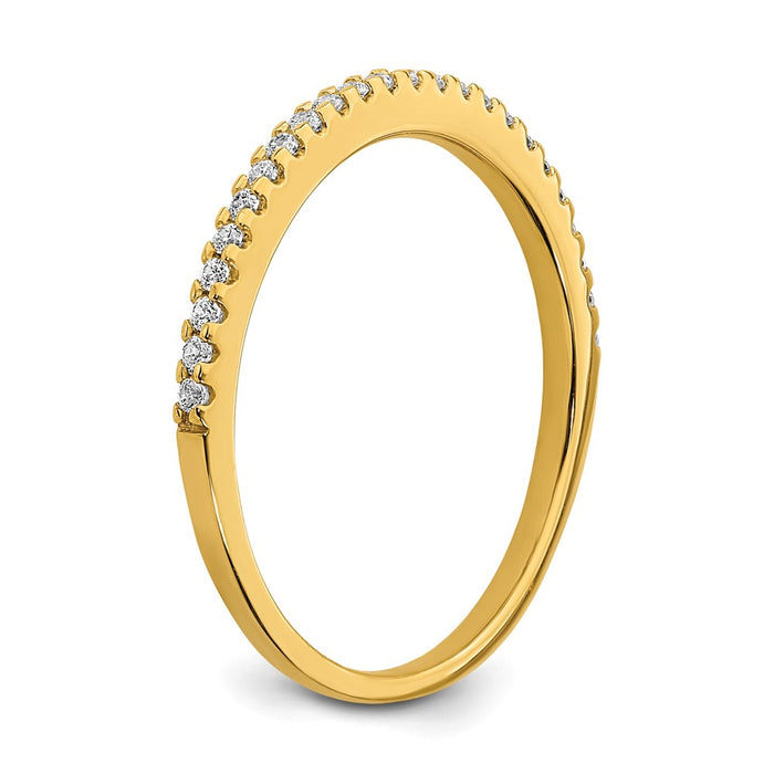 Buy Luxury 14K Gold Wedding Band Set with 1/8 Carat Diamonds - Affordable Style!-6
