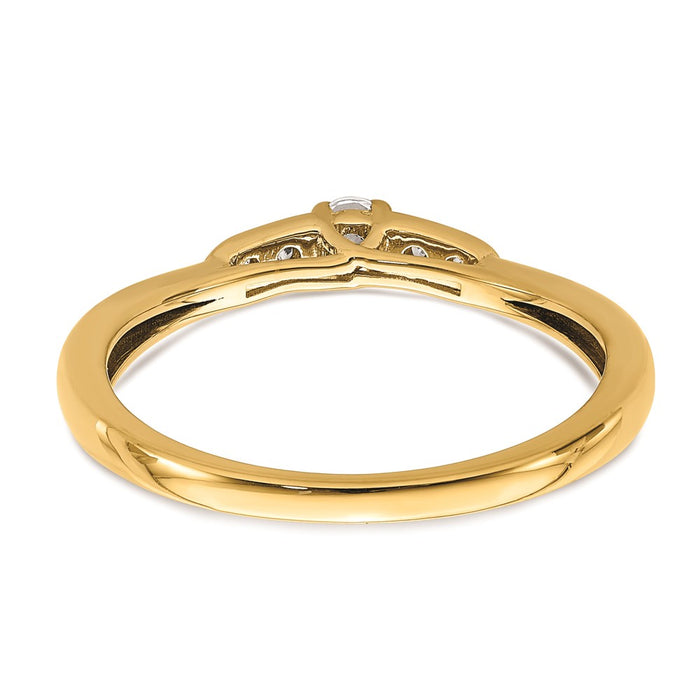 Buy Exclusive 14K Gold Engagement Ring with 1/8 Carat Diamond - Stylish Value!-5