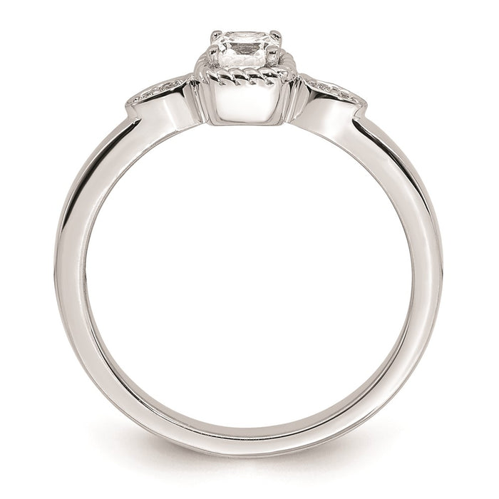 Buy Exclusive 14K White Gold Engagement Ring with 1/4 Carat Diamond - Stylish Value-2