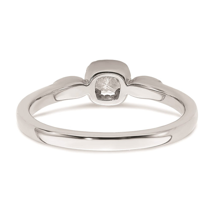 Buy Exclusive 14K White Gold Engagement Ring with 1/4 Carat Diamond - Stylish Value-5