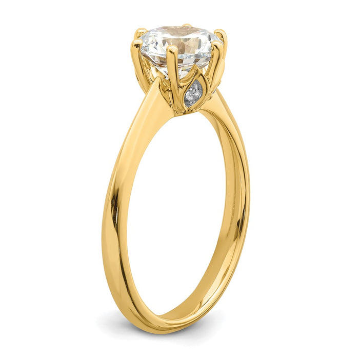 Buy High-Quality 14K Gold Engagement Ring Semi-Mount for 1.25 Carat Stone-6