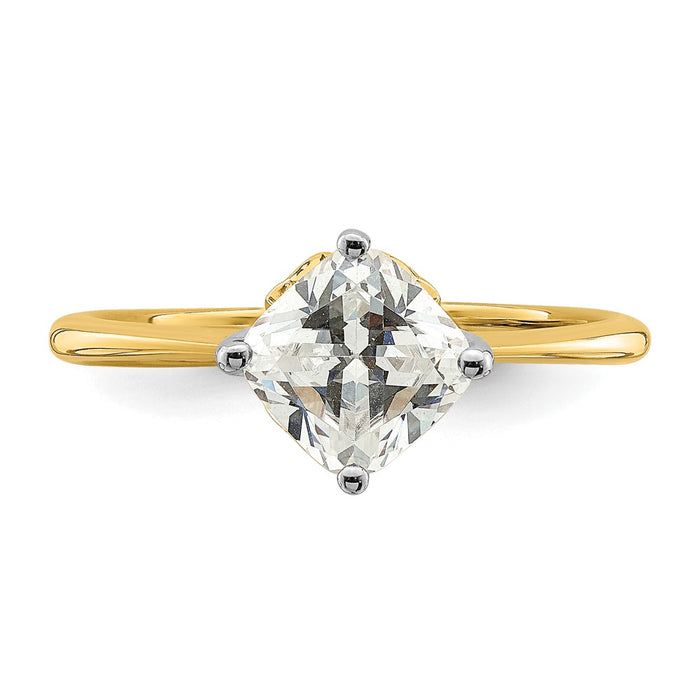 Buy 14K Gold Semi-Mount Engagement Ring - 1.5 Carat Cushion-Cut, Stylish Design-4