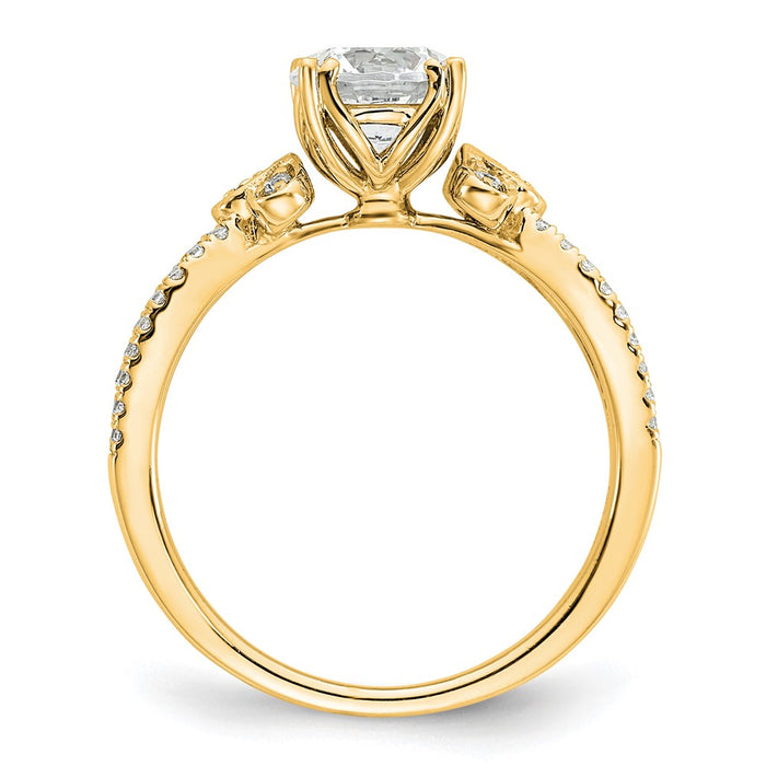 Buy Exclusive 14K Split Shank Engagement Ring for 1 Carat Center | Stylish & Affordable-2