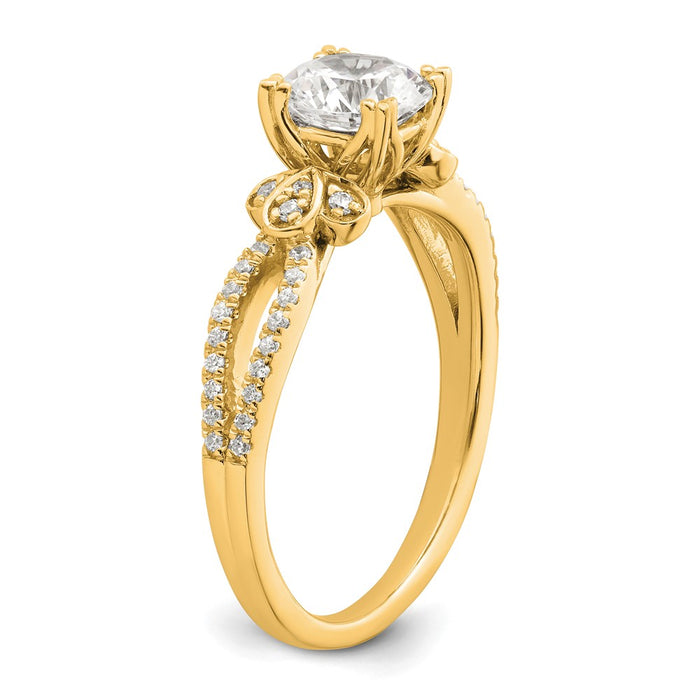 Buy Exclusive 14K Split Shank Engagement Ring for 1 Carat Center | Stylish & Affordable-6
