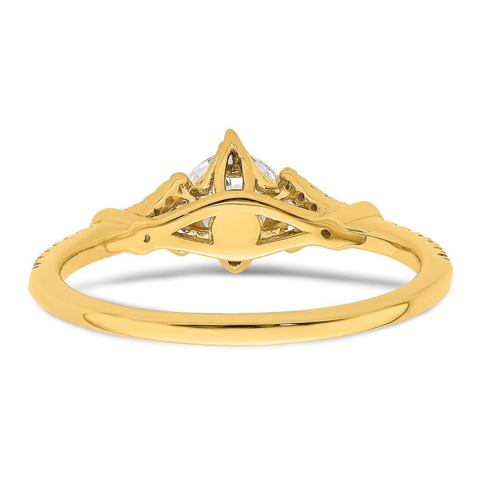 Buy Exclusive 14K Gold Semi-Mount Engagement Ring, 1/2 Carat, Stylish Design-5