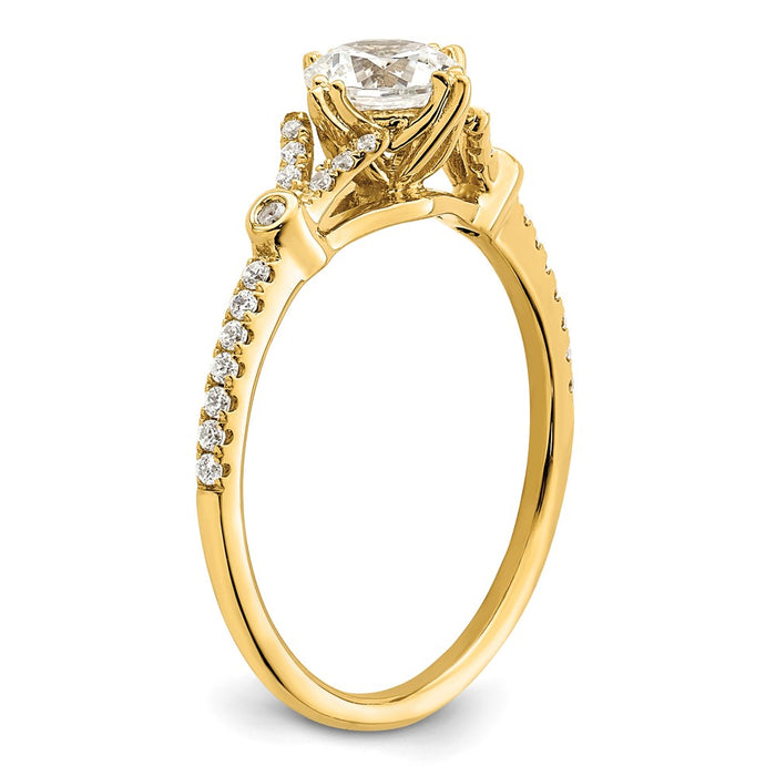 Buy Exclusive 14K Gold Semi-Mount Engagement Ring for 3/4 Carat Center-6