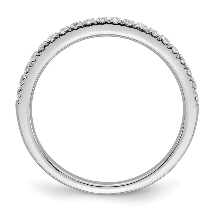 Buy Stylish 14K White Gold 1/4 Carat Diamond Eternity Wedding Band - Luxury Value-2