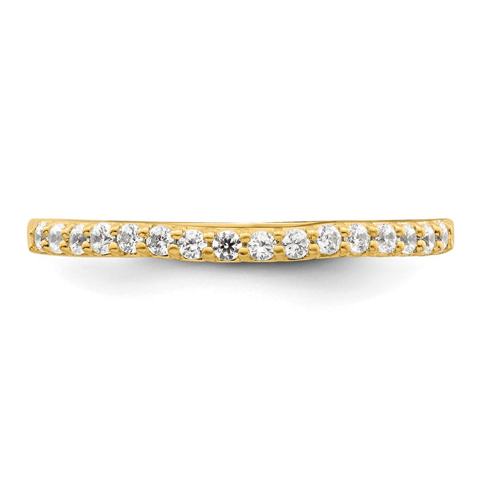 Buy Exclusive 14K Gold 1/5 Carat Diamond Wedding Band - Stylish & Affordable!-4