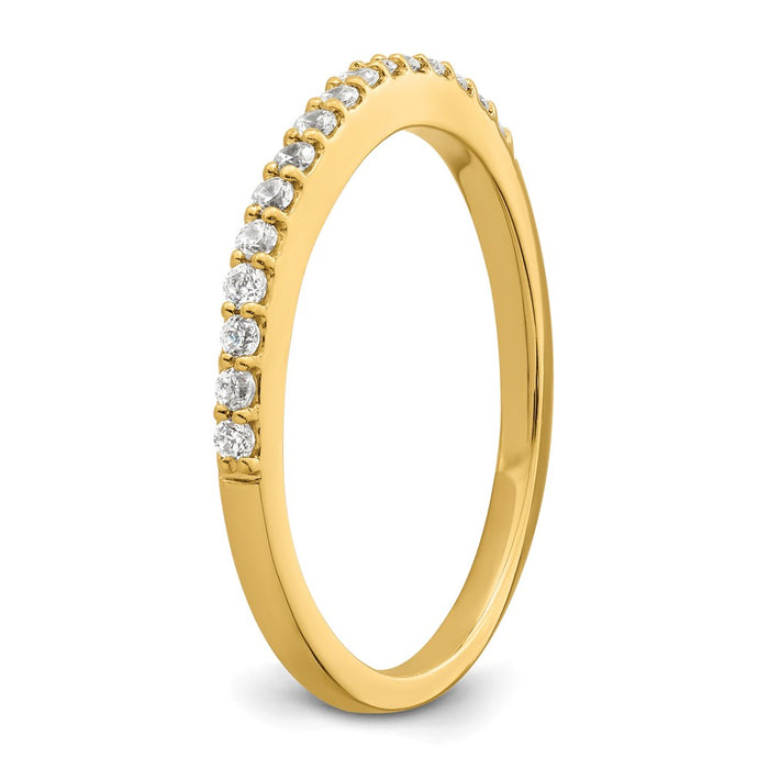Buy Exclusive 14K Gold 1/5 Carat Diamond Wedding Band - Stylish & Affordable!-6