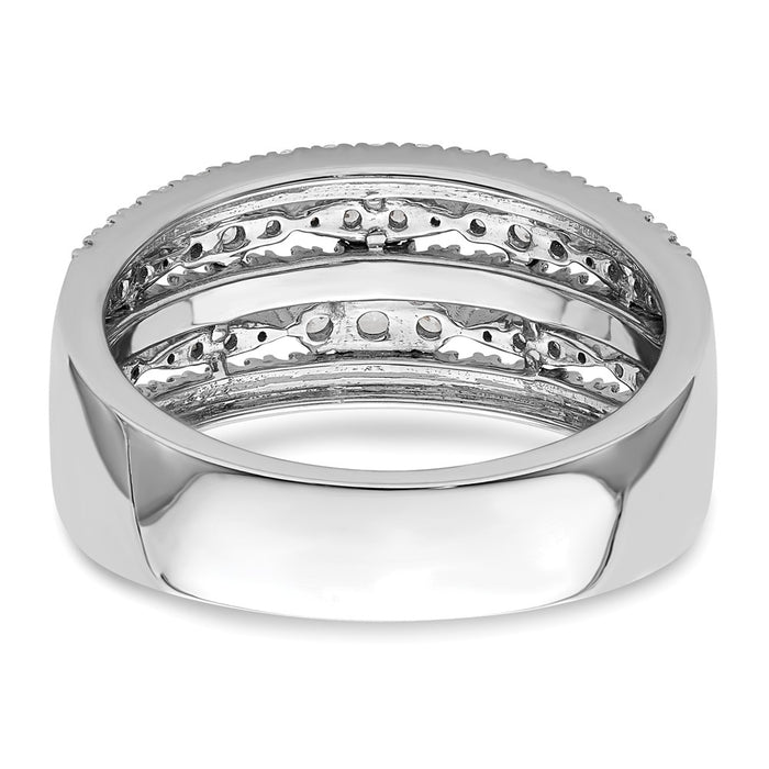 Buy Designer 14K White Gold 7/8 Carat Diamond Eternity Band - Luxury Value!-5