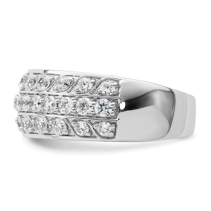 Buy 14K White Gold 1.25 Carat Diamond Eternity Band | Stylish Luxury Ring-3