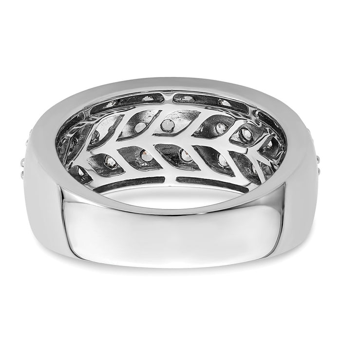 Buy 14K White Gold 1.25 Carat Diamond Eternity Band | Stylish Luxury Ring-5