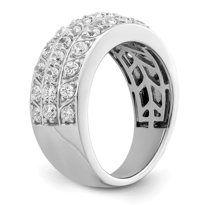 Buy 14K White Gold 1.25 Carat Diamond Eternity Band | Stylish Luxury Ring-6