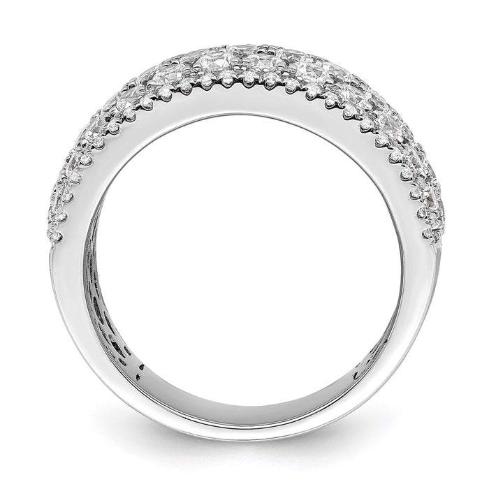 High-Quality 14K White Gold 2-Carat Lab-Grown Diamond Fashion Band | Affordable Luxury-2