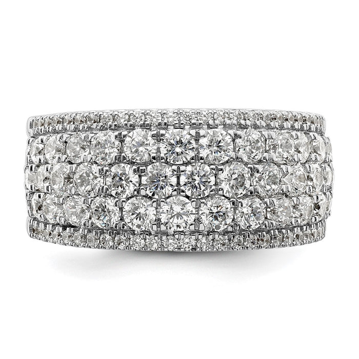 High-Quality 14K White Gold 2-Carat Lab-Grown Diamond Fashion Band | Affordable Luxury-4