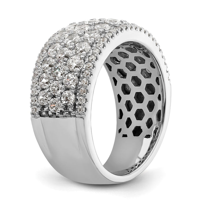 High-Quality 14K White Gold 2-Carat Lab-Grown Diamond Fashion Band | Affordable Luxury-6