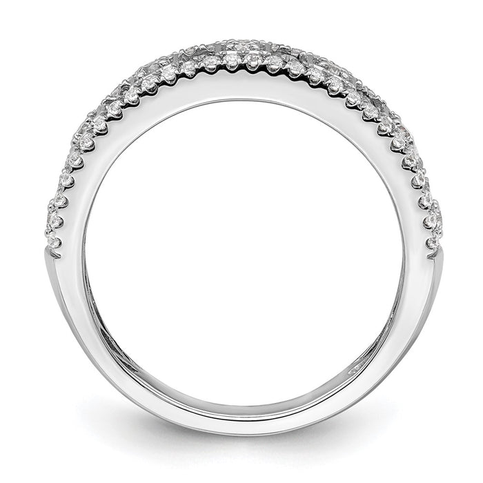 Buy Stylish 14K White Gold 7/8 Carat Diamond Eternity Band - Luxury Value-2