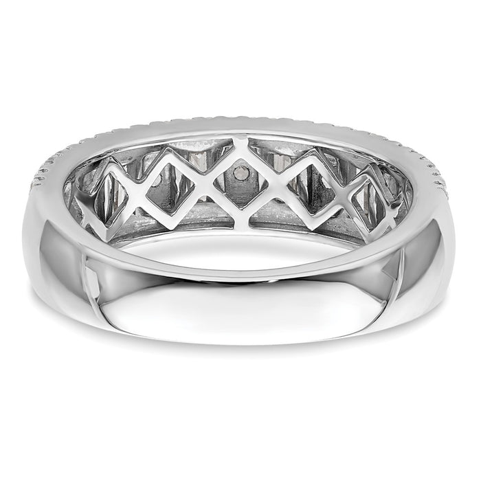 Buy Stylish 14K White Gold 7/8 Carat Diamond Eternity Band - Luxury Value-5