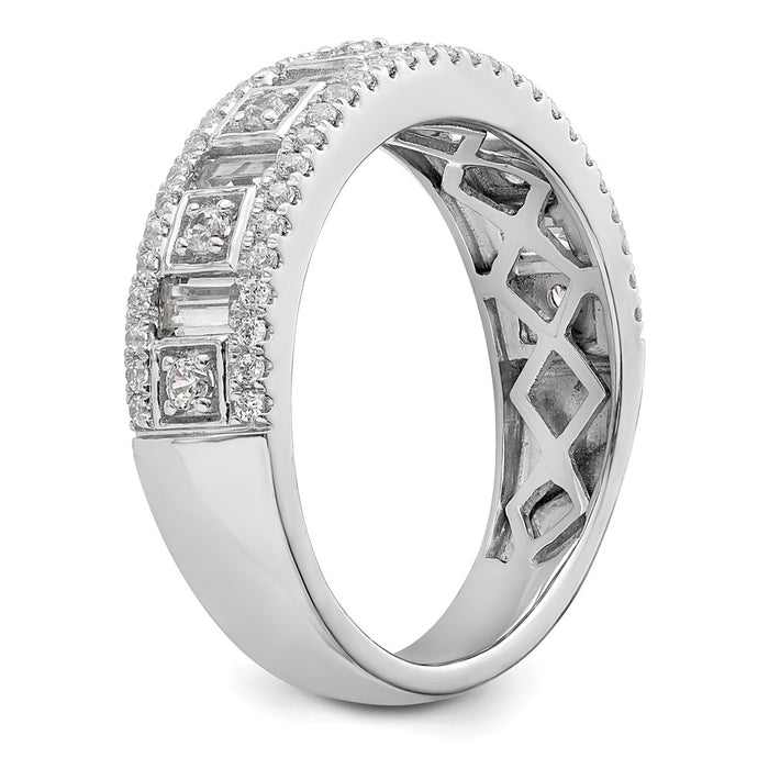 Buy Stylish 14K White Gold 7/8 Carat Diamond Eternity Band - Luxury Value-6