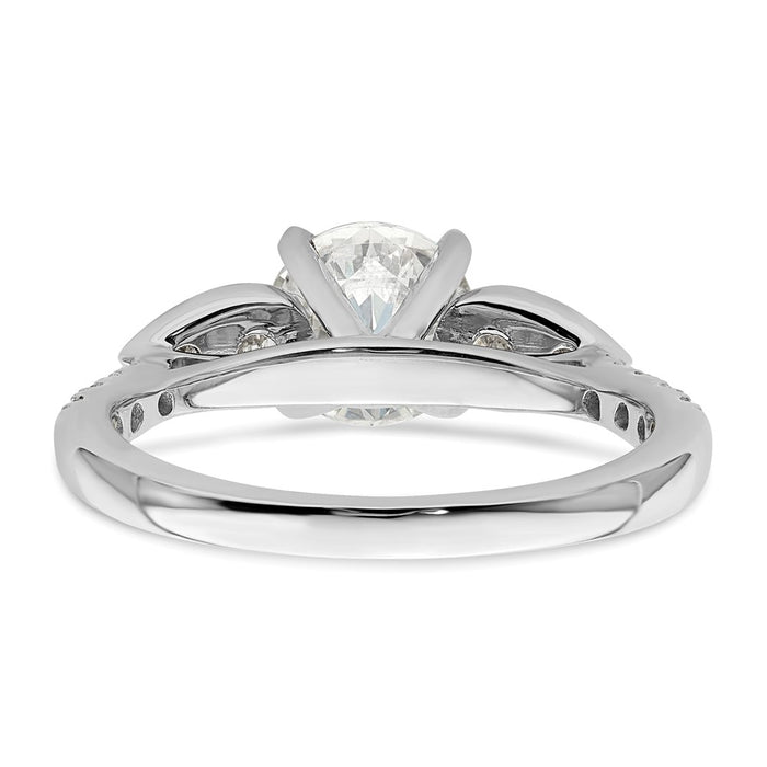Buy Exclusive 14K White Gold Semi-Mount Engagement Ring, 1.25 Carat Style-5