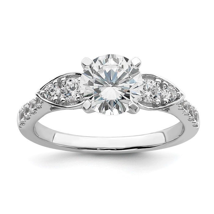 Buy Exclusive 14K White Gold Semi-Mount Engagement Ring, 1.25 Carat Style-1