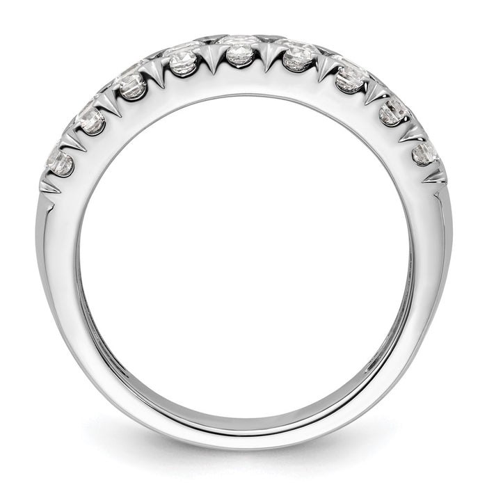 Exclusive 14K White Gold Double Row Fashion Band with 1.5ct Lab-Grown Diamond-2