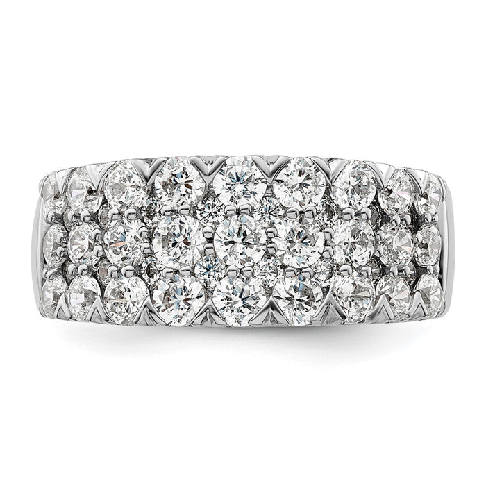 Exclusive 14K White Gold 2-Carat Lab-Grown Diamond Fashion Band - Stylish Value-4