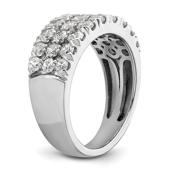 Exclusive 14K White Gold 2-Carat Lab-Grown Diamond Fashion Band - Stylish Value-6