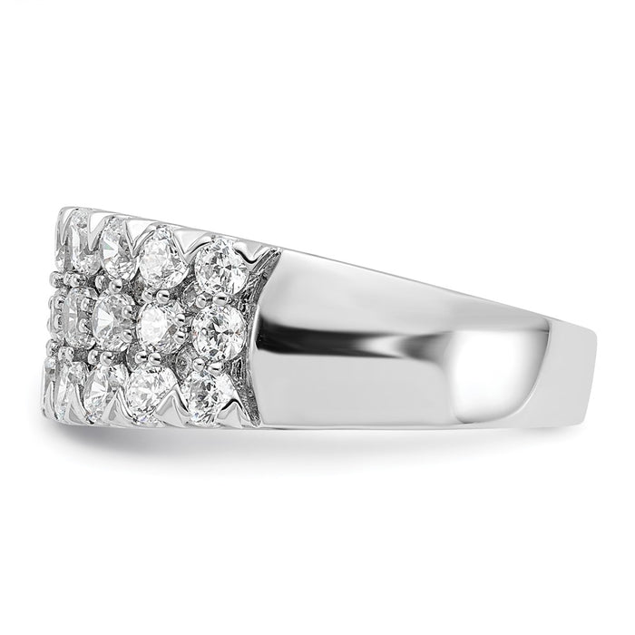 Exclusive 14K White Gold Pave Set 2-Carat Diamond Engagement Ring - Luxury Value-3