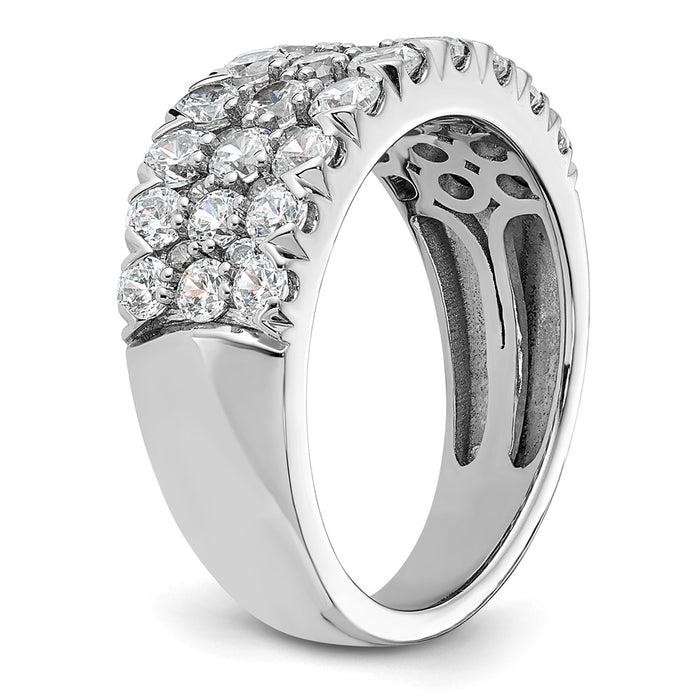 Exclusive 14K White Gold Pave Set 2-Carat Diamond Engagement Ring - Luxury Value-6