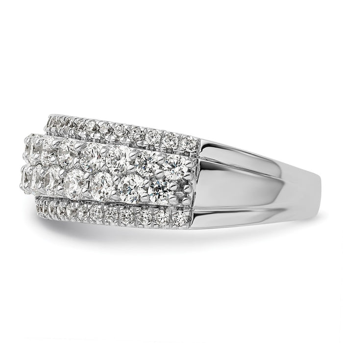 Shop Stylish 14K White Gold Fashion Band with 1.5 Carat Lab-Grown Diamond-3